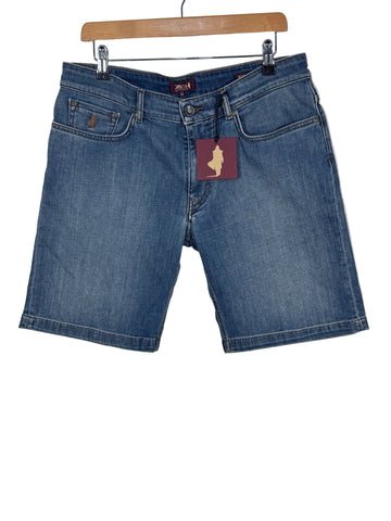 Pantaloni scurti/bermude Marlboro Classics din denim marimea W33 barbat