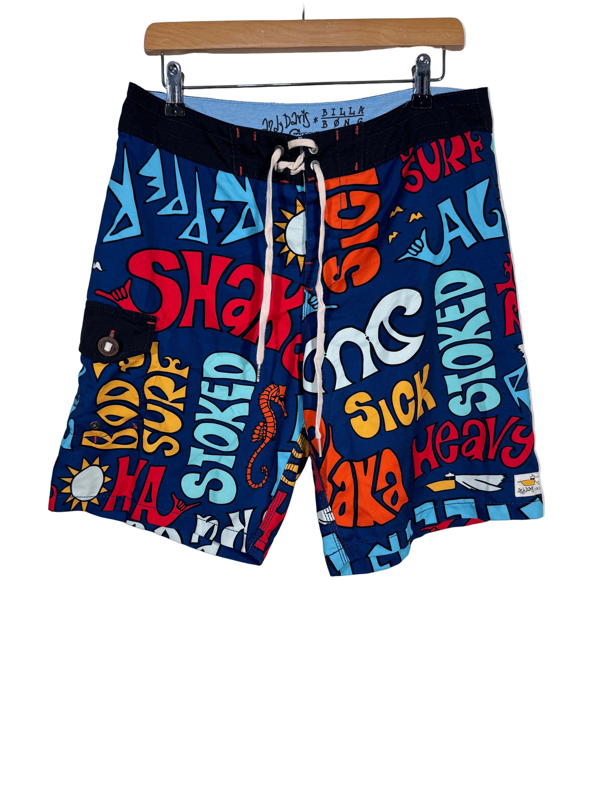 Pantaloni scurti de baie Billabong marimea 32 M barbat