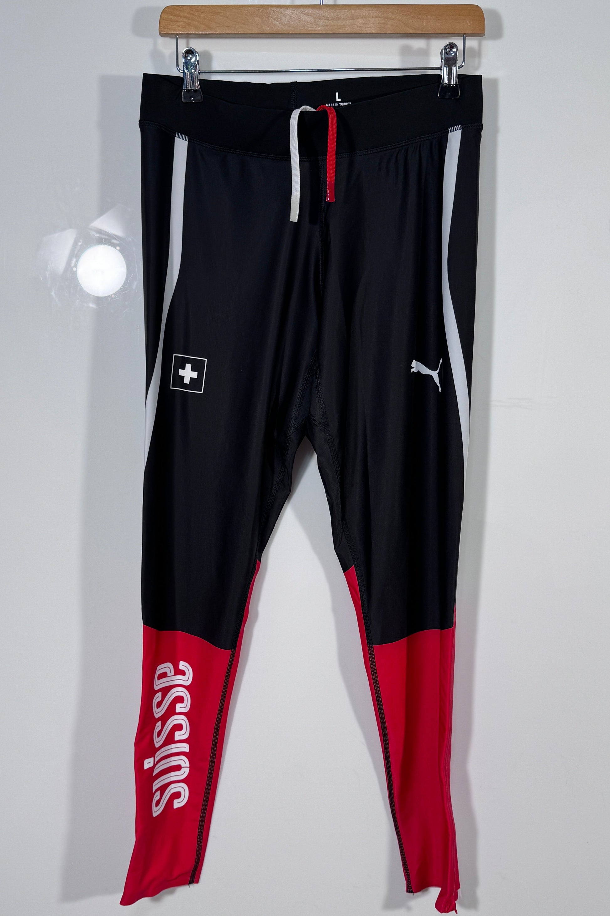 Pantaloni tip colanți Puma Suisse National Team marimea L barbat