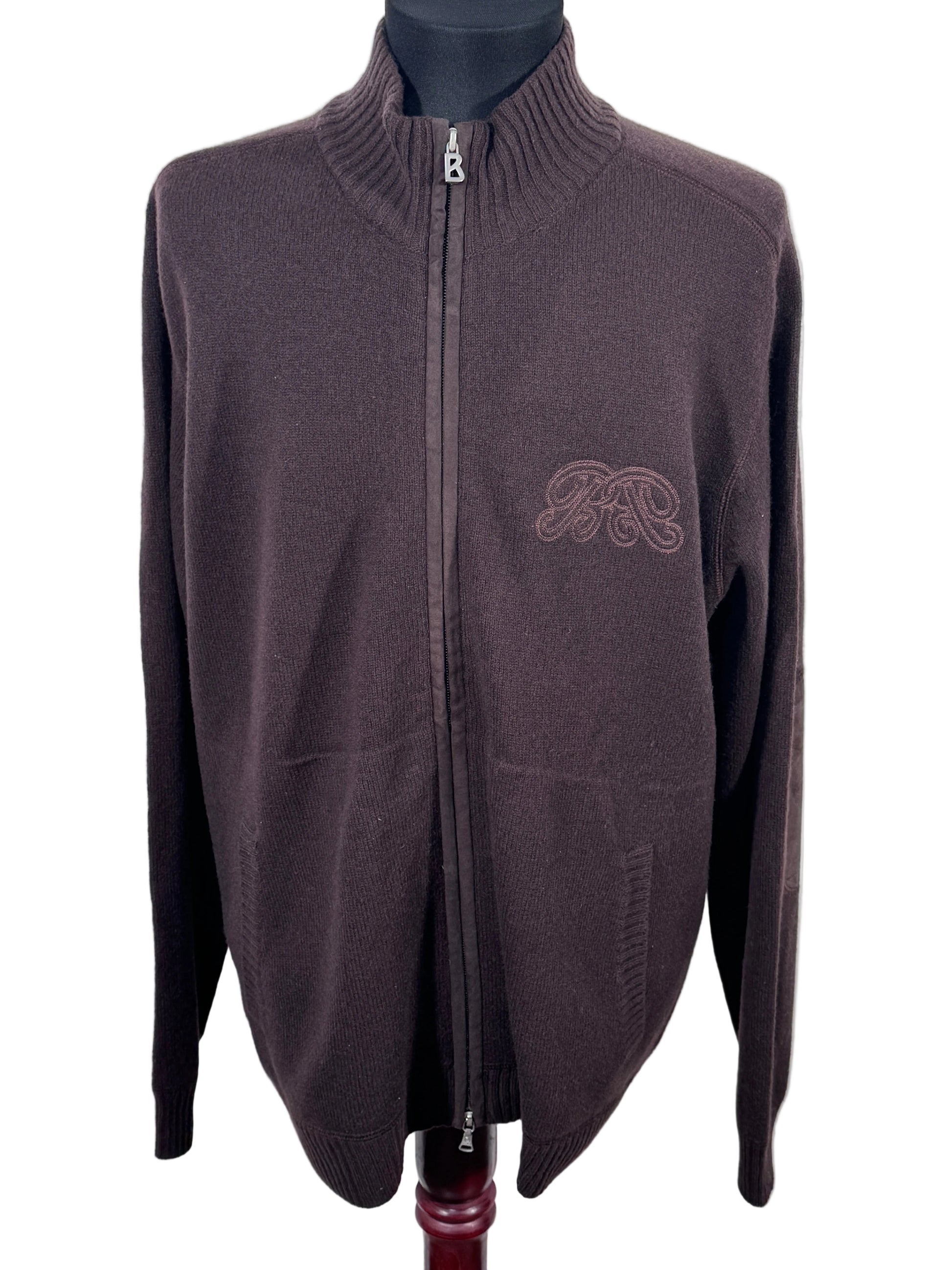 Pulover/Cardigan Bogner 80% lana 20% casmir marimea 54 XL barbat