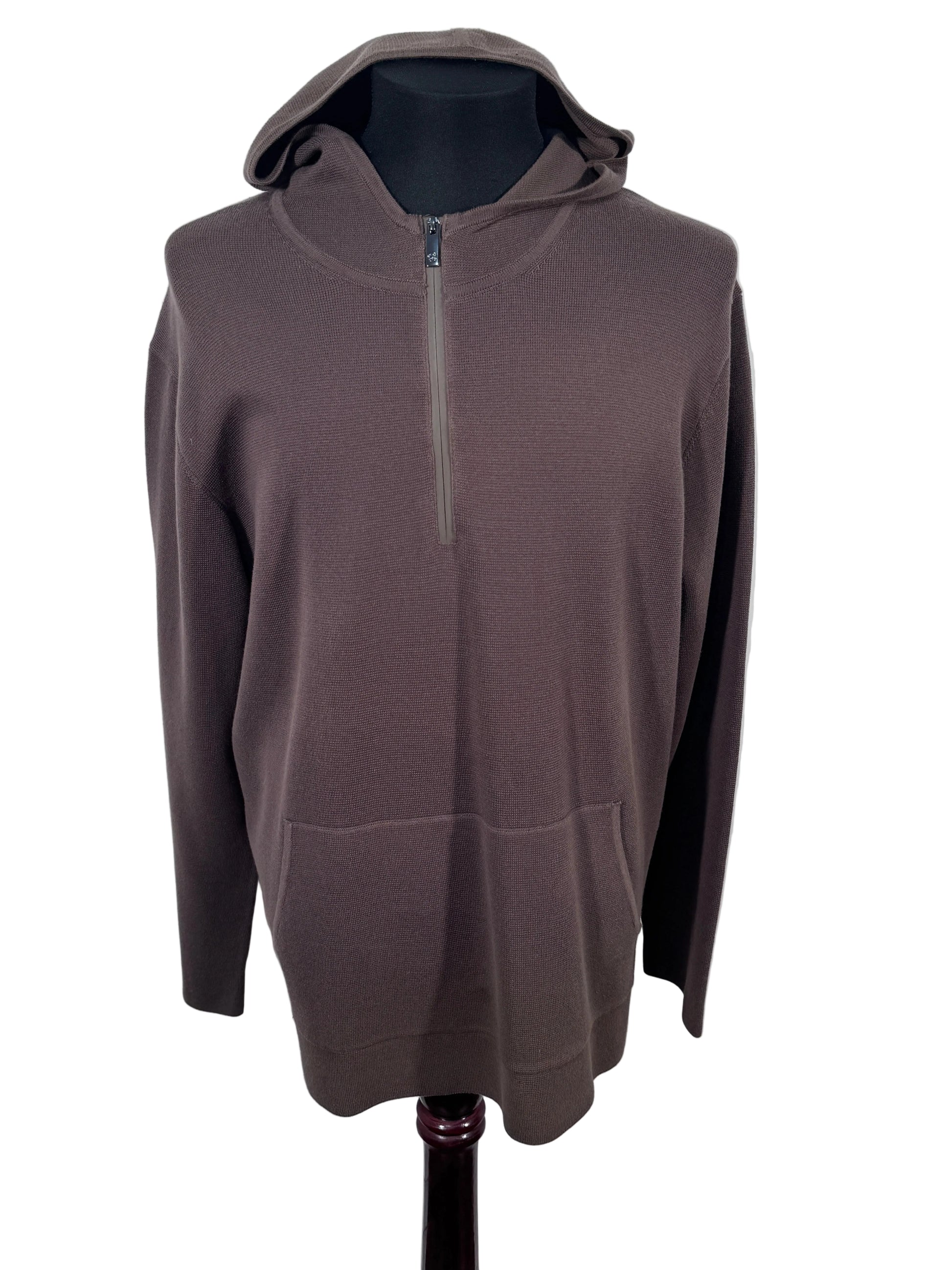 Pulover Massimo Dutti extrafine Cotton made in Italy marimea XL fit L barbat