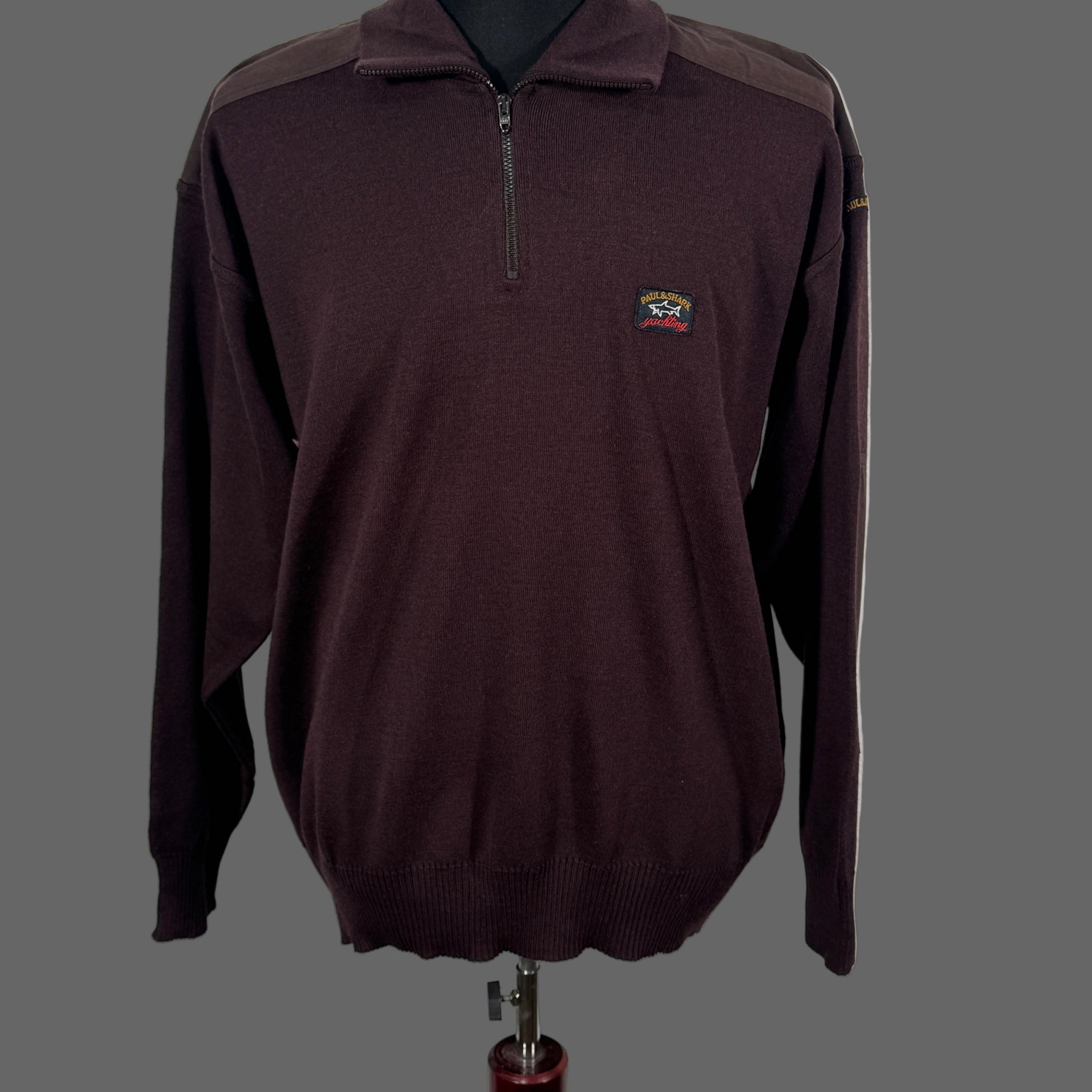 Pulover Paul & Shark made in Italy 60% lana marimea M barbat