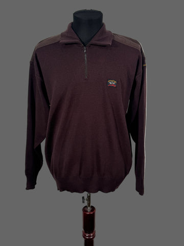 Pulover Paul & Shark made in Italy 60% lana marimea M barbat