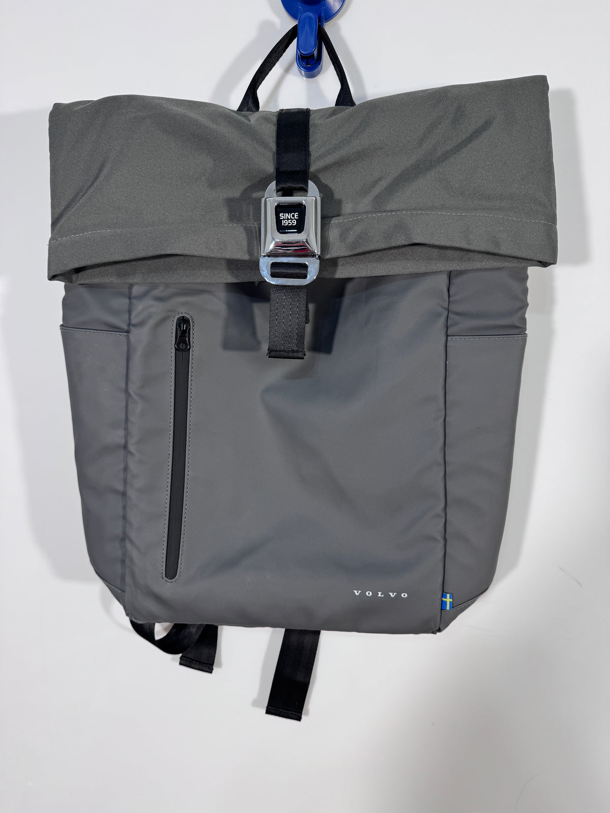 Rucsac Volvo Foldtop original unisex închidere exact ca la centura masinii