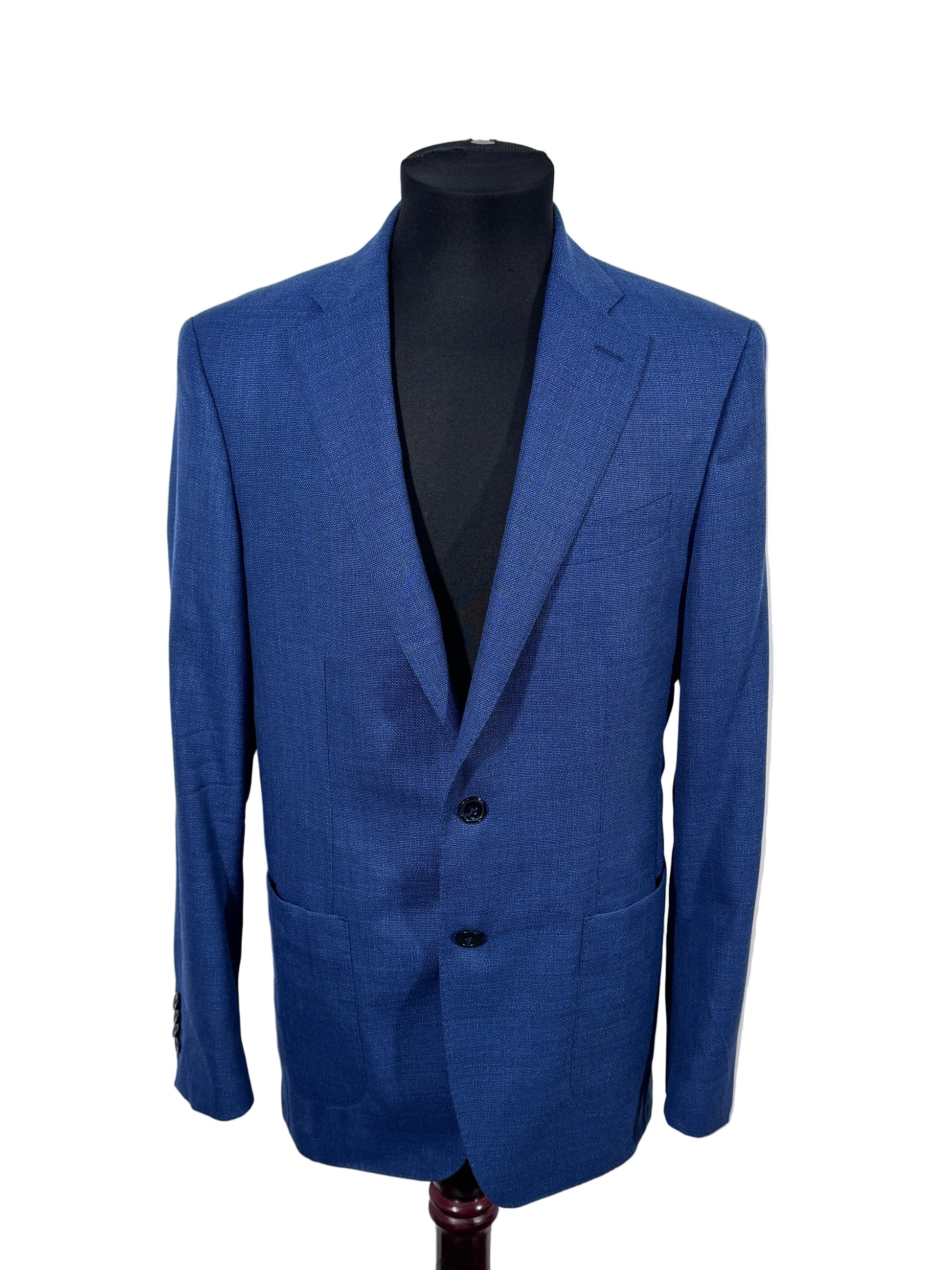 Sacou Boggi Milano finest Italian fabrics 100% lana marimea 48 M barbat