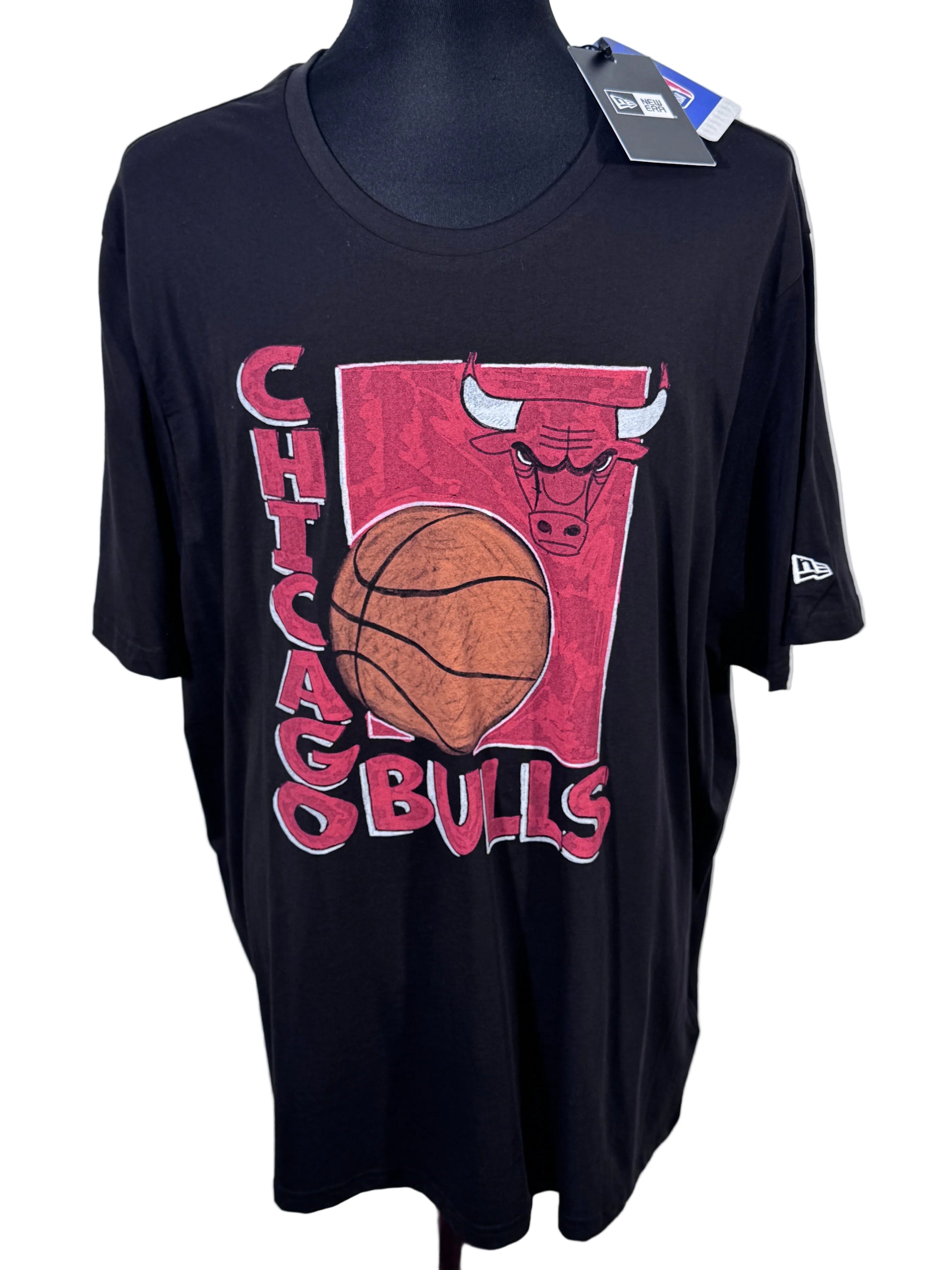 Tricou New Era Chicago Bulls NBA marimea 2XL barbat