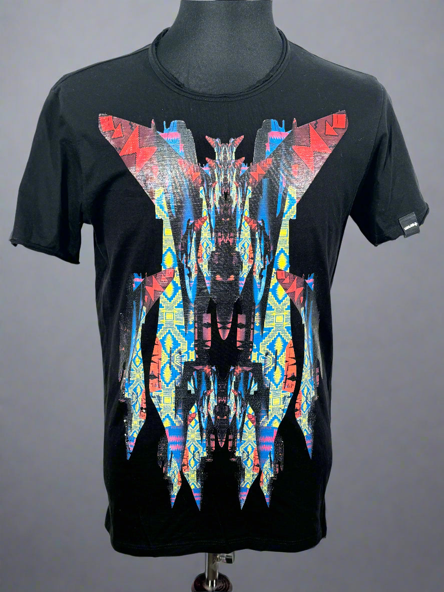 Tricou Replay Nogodz di Fedez marimea M fit S barbat