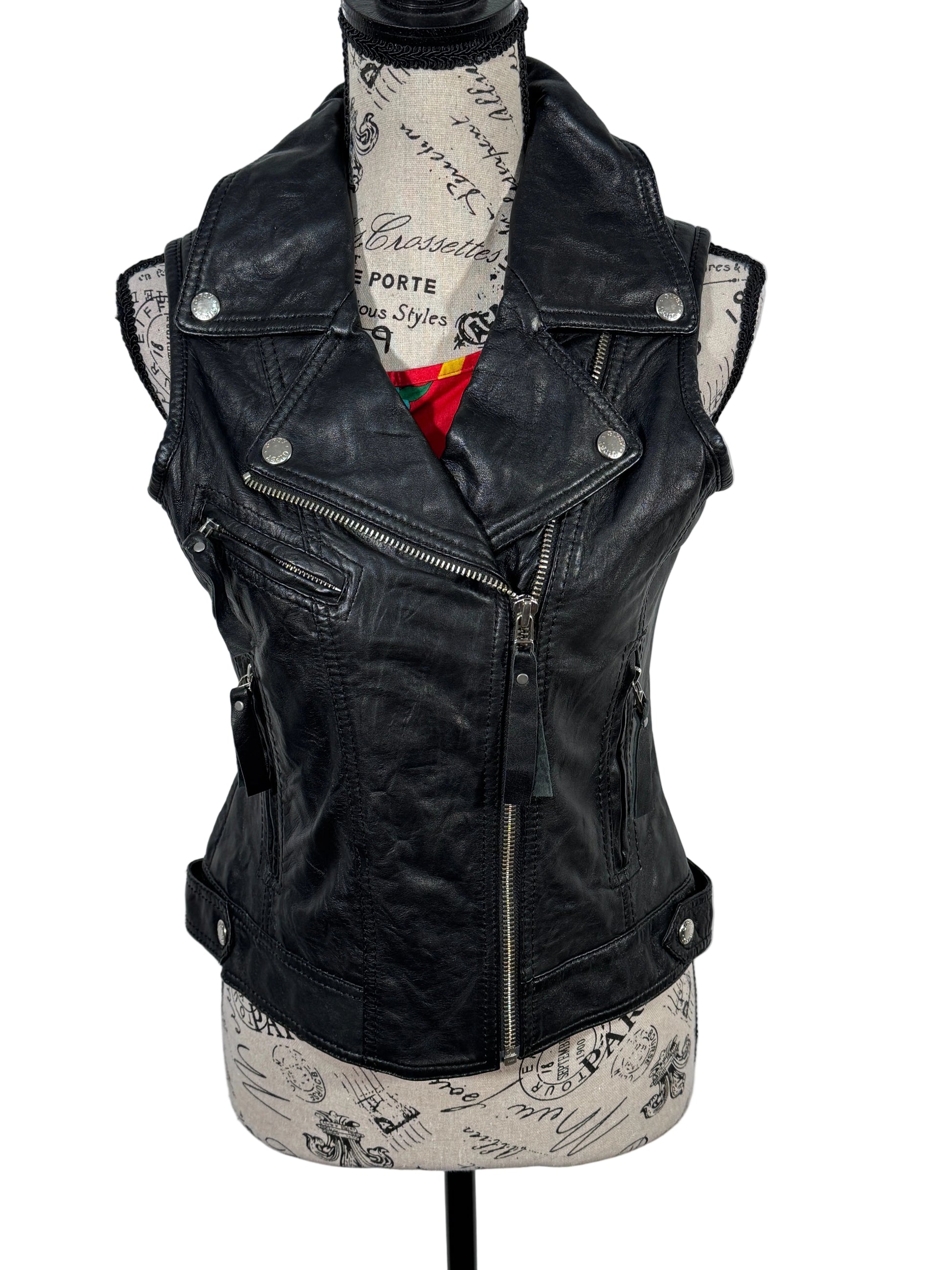 Vesta Gypsy 100% piele naturala marimea S dama