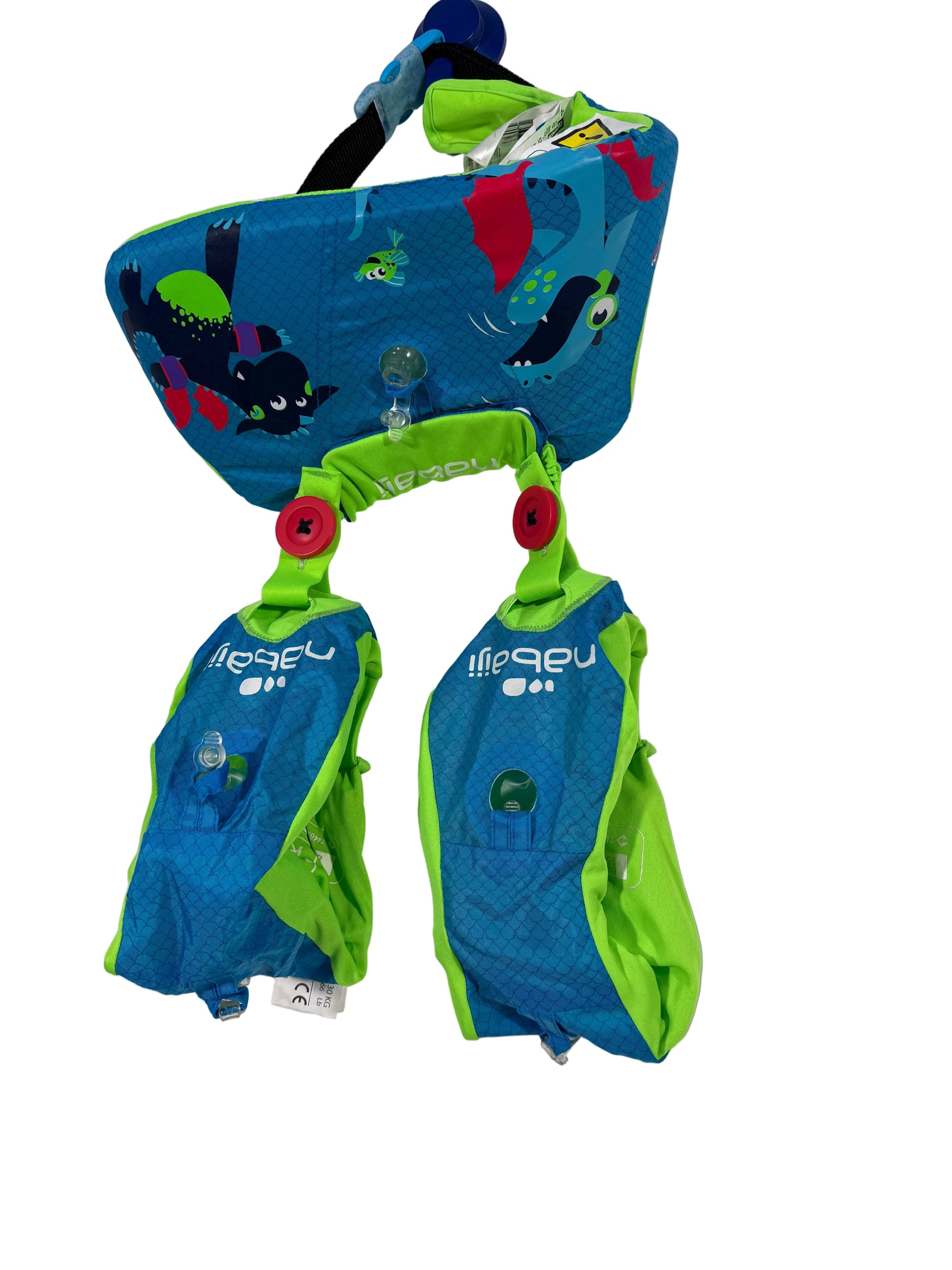 Vesta de înot cu aripioare recomandat 15-30 kg copii